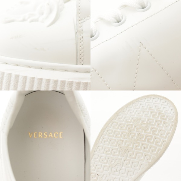 ヴェルサーチ(Versace) メデューサ レザー エナメル ローカット