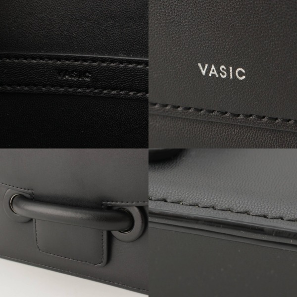 ヴァジック VASIC CITY シティ ロゴ レザー ショルダーバッグ