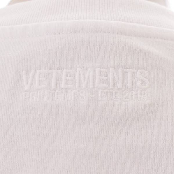 ヴェトモン(VETEMENTS) 18SS ベースボールロゴ 刺繍 Tシャツ MSS18TR37 ...