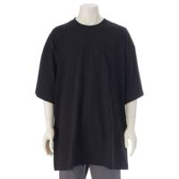 メンズ TONAL LOGO ロゴ オーバーサイズ Tシャツ 半袖 UE54TR110B ブラック L