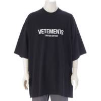 メンズ LIMITED EDITION LOGO オーバーサイズ  Tシャツ UE64TR800B ブラック L