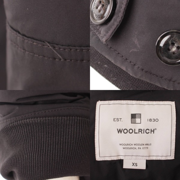 ウールリッチ(WOOLRICH) KEYSTONE キーストーン ダウンコート ジャケット フォックスファー ブラック XS 中古 通販 retro  レトロ