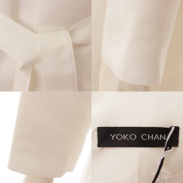 在庫限品ヨーコチャン　YOKO CHAN ノーカラーコート　新品未使用 ロングコート