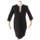 18SS フェイクパール ドレス ワンピース YCD-118-366 ブラック 40