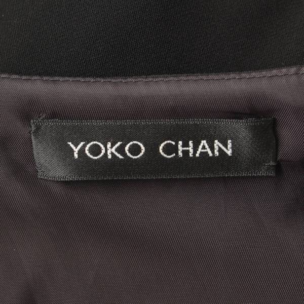 ヨーコチャン(YOKO CHAN) パール付き トップス YCB-218-103 ブラック