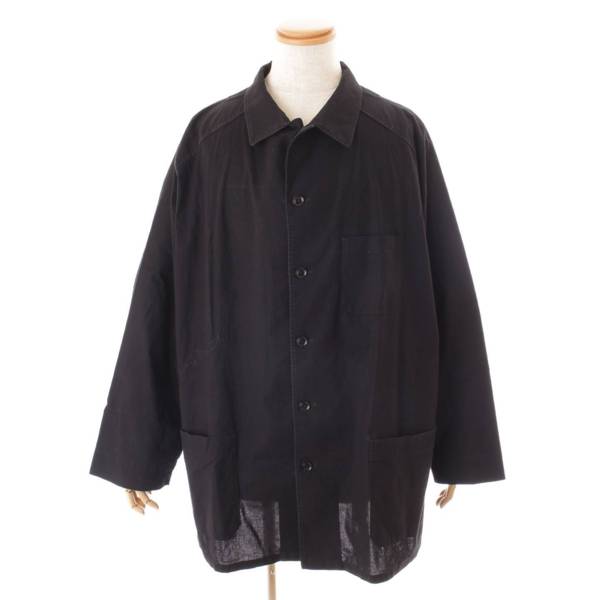19AW オープンカラーシャツ ジャケット HC-B09-003 ブラック 1 